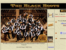 Tablet Screenshot of blackboots-erfurt.de